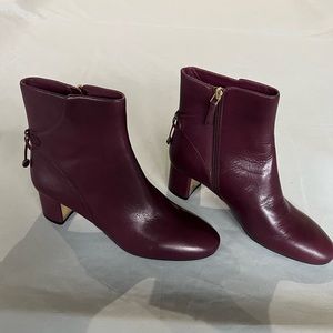 Tory Burch Laila 50MM Calf Leather Bootie 9.5